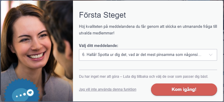 60dejting Första steget