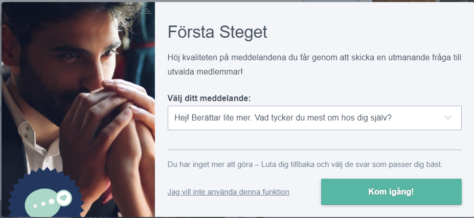 C-Date Första steget